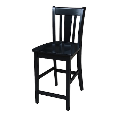 Whitewood Industries Solid Wood San Remo Counter Height Dining Stool - 24" Seat Height S46-102